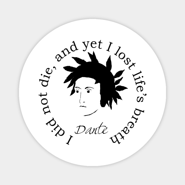 Dante Alighieri Magnet by PoetandChef